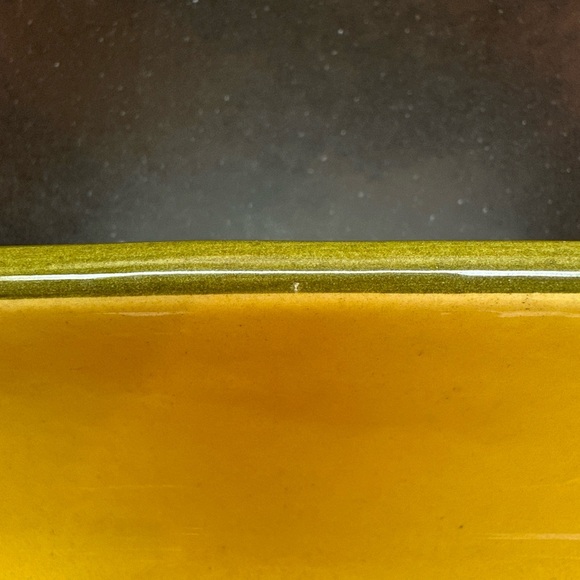 Los Angeles Potteries Ovenware 603 Yellow Corn Squash Loaf Pan Hand-painted - Picture 10 of 10